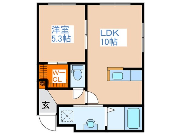 ル・コンフォールの物件間取画像